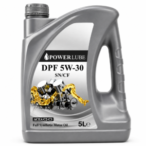 PowerLube 5W-30 SN/CF Car Engine Oil Fully Synthetic Hyspec Standard 5L