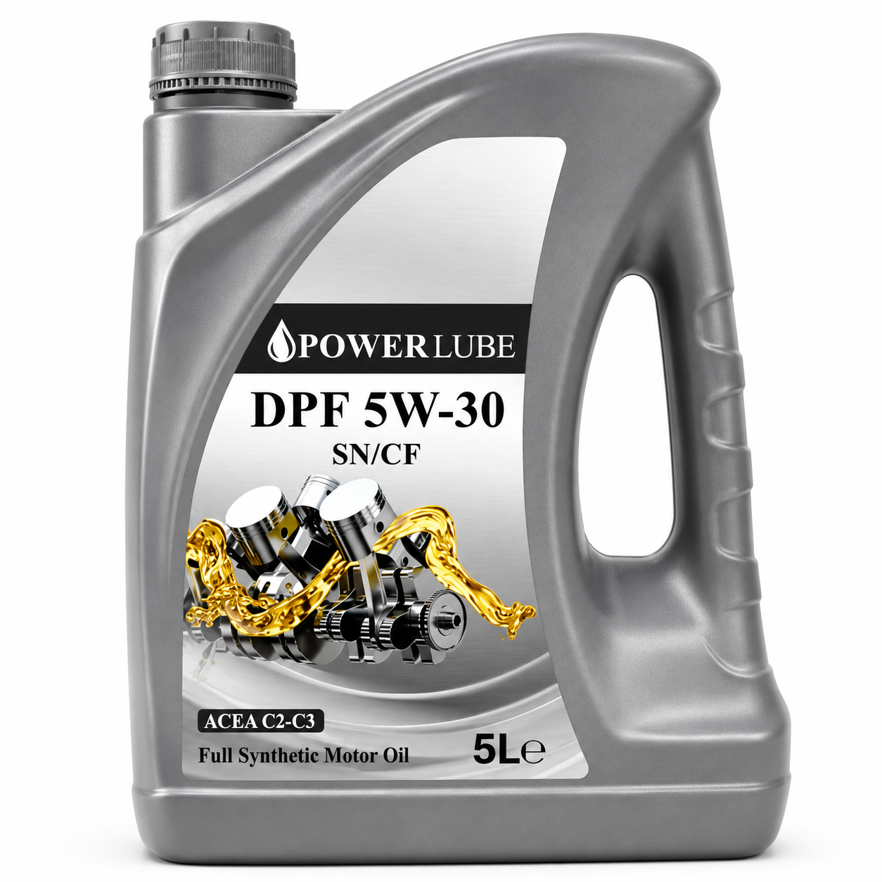 PowerLube 5W-30 SN/CF Car Engine Oil Fully Synthetic Hyspec Standard 5L